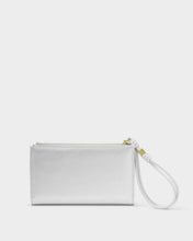 Load image into Gallery viewer, Katie Loxton Arden Large Braided Wristlet Purse | Silver