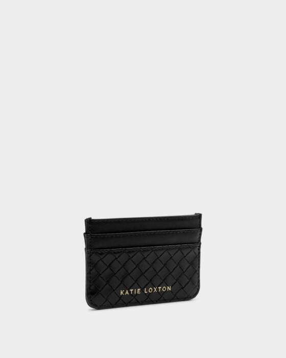 Katie Loxton Nova Woven Texture Cardholder | Black