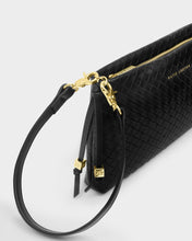Load image into Gallery viewer, Katie Loxton Nova Small Shoulder Bag | Black Woven