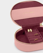 Load image into Gallery viewer, Katie Loxton Oval Jewelry Box | A Little Sparkle Rose Pink