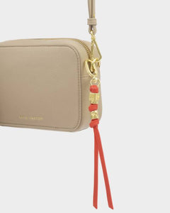 Katie Loxton Lyla Bag Charm Keyring | Deep Orange