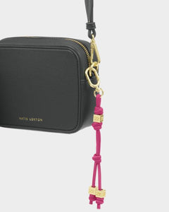 Katie Loxton Gia Bag Charm Keyring | Fuchsia