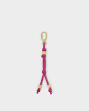 Load image into Gallery viewer, Katie Loxton Gia Bag Charm Keyring | Fuchsia