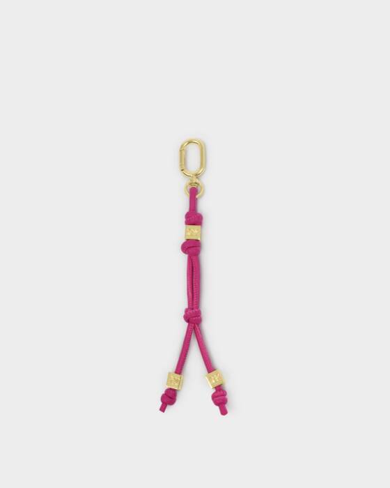 Katie Loxton Gia Bag Charm Keyring | Fuchsia