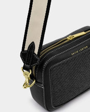 Load image into Gallery viewer, Katie Loxton Avery Raffia Small Crossbody Bag | Black Raffia