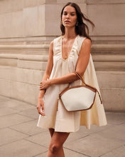 Load image into Gallery viewer, Katie Loxton Florence Mini Tote Bag | Canvas / Cognac