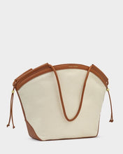 Load image into Gallery viewer, Katie Loxton Florence Tote Bag | Canvas / Cognac
