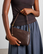 Load image into Gallery viewer, Katie Loxton Nova Small Shoulder Bag | Dark Chocolate Woven