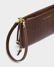 Load image into Gallery viewer, Katie Loxton Nova Small Shoulder Bag | Dark Chocolate Woven