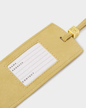 Load image into Gallery viewer, Katie Loxton Luggage Tag | Beach Please | Butter Yellow