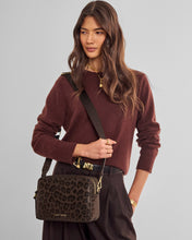 Load image into Gallery viewer, Katie Loxton Lottie Large Crossbody | Chocolate Leopard