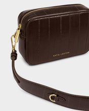 Load image into Gallery viewer, Katie Loxton Avery Small Crossbody Bag | Chocolate Eel