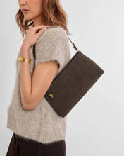 Load image into Gallery viewer, Katie Loxton Orin Twist Lock Small Shoulder | Bitter Chocolate