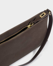 Load image into Gallery viewer, Katie Loxton Orin Twist Lock Small Shoulder | Bitter Chocolate