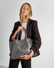 Load image into Gallery viewer, Katie Loxton Maddie Work Tote Bag | Grey Faux Croc