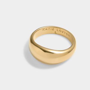 Katie Loxton Aura Dome Ring | Gold Coated