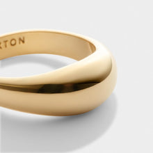 Load image into Gallery viewer, Katie Loxton Aura Dome Ring | Gold Coated