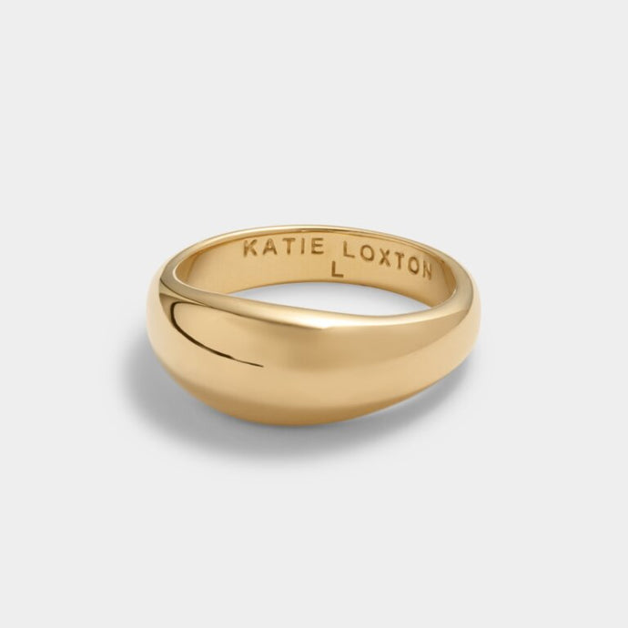 Katie Loxton Aura Dome Ring | Gold Coated