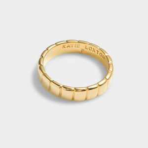 Katie Loxton Amulet Skinny Ring | Gold Coated