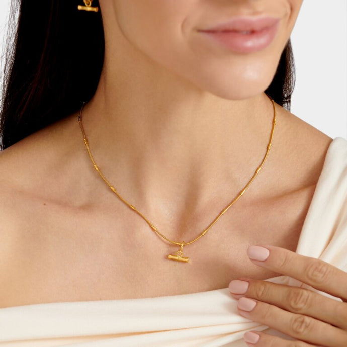 Katie Loxton Bamboo Necklace | Gold Coated