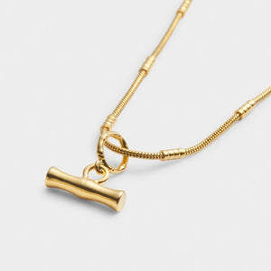 Katie Loxton Bamboo Necklace | Gold Coated