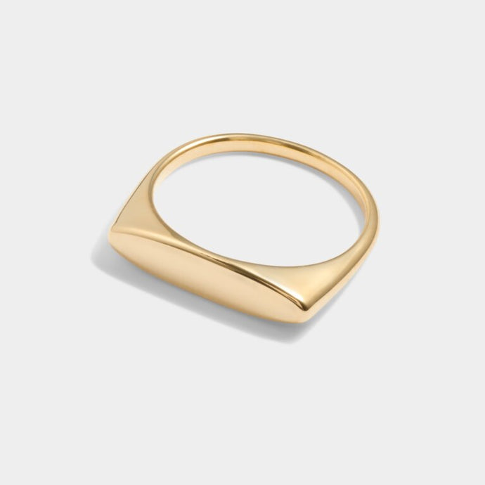 Katie Loxton Signet Ring | Gold Coated