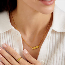 Load image into Gallery viewer, Katie Loxton With Love | Signet Necklace | Gold Coated