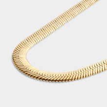 Load image into Gallery viewer, Katie Loxton Ciana Large Snake Chain Necklace | Gold Coated