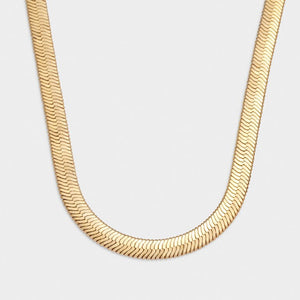 Katie Loxton Ciana Large Snake Chain Necklace | Gold Coated