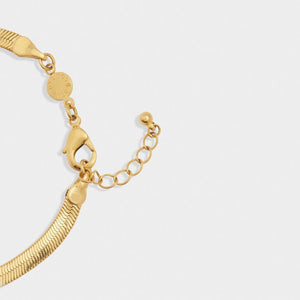 Katie Loxton Ciana Snake Chain Necklace | Gold Coated