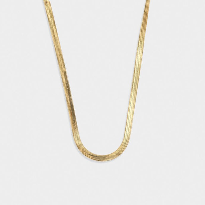 Katie Loxton Ciana Snake Chain Necklace | Gold Coated