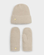 Load image into Gallery viewer, Katie Loxton Gift Boxed Hat And Mitten Set | Taupe