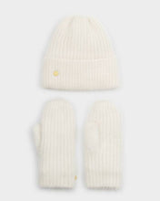 Load image into Gallery viewer, Katie Loxton Gift Boxed Hat And Mitten Set | White