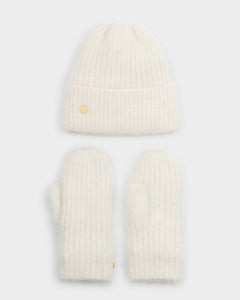 Katie Loxton Gift Boxed Hat And Mitten Set | White