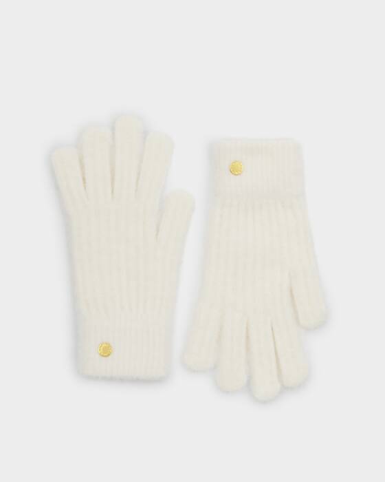Katie Loxton Gift Boxed Soft Knit Gloves | White