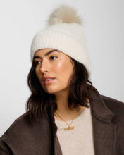Load image into Gallery viewer, Katie Loxton Knitted Pom Pom Hat | White