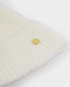 Katie Loxton Knitted Pom Pom Hat | White
