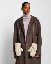 Load image into Gallery viewer, Katie Loxton Teddy Mittens | Cream