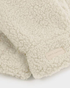 Katie Loxton Teddy Mittens | Cream