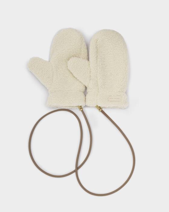 Katie Loxton Teddy Mittens | Cream