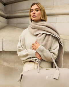 Katie Loxton Whipstitch Scarf | Taupe