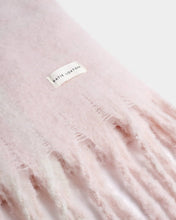 Load image into Gallery viewer, Katie Loxton Recycled Striped Tassel Scarf | Blush Pink &amp; White Plaid