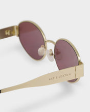 Load image into Gallery viewer, Katie Loxton Siena Sunglasses | Matte Gold / Tortoiseshell