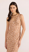 Load image into Gallery viewer, Mink Pink Koa Bias Midi Dress | Snake