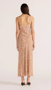 Mink Pink Koa Bias Midi Dress | Snake