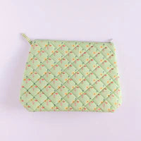 Load image into Gallery viewer, Anne Neilson Large Green Multi Cosmetic Bag