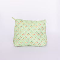 Load image into Gallery viewer, Anne Neilson Large Green Multi Cosmetic Bag