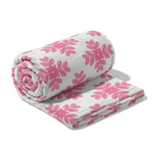 Load image into Gallery viewer, Laura Park Brushstrokes Pink Fleece Blanket