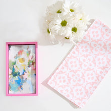 Load image into Gallery viewer, Laura Park Hot Pink Bamboo Guest Towel Holder