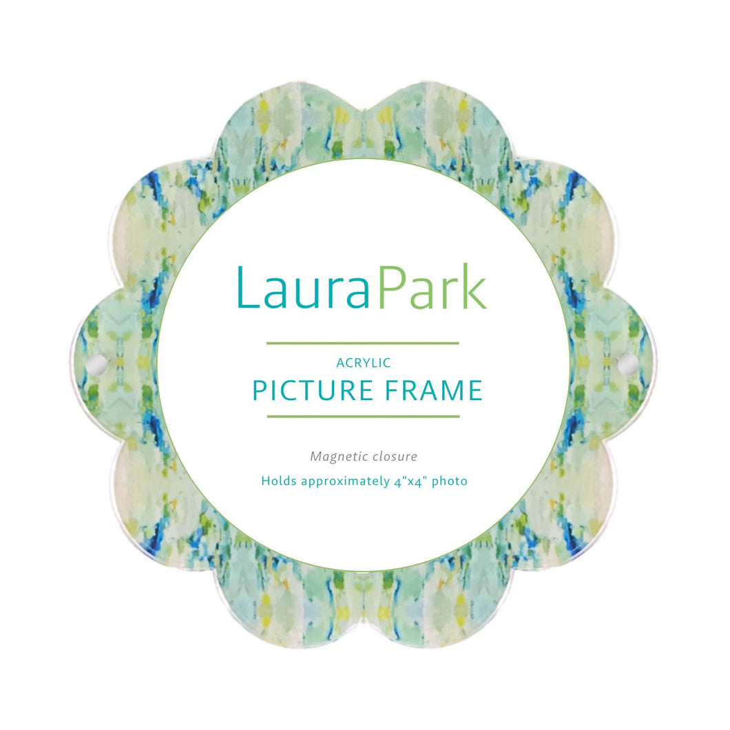 Laura Park Wintergreen Acrylic Round Picture Frame